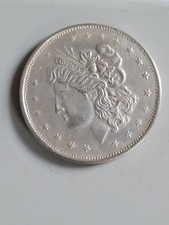 Pièce d'une demi-once troy 1/2 oz 0,999 argent fin unité commerciale