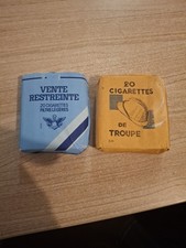 Lot 2 Paquets Cigarettes De Soldats Troupes  Anciens
