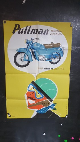 Affiche moto monet - affiche, litho