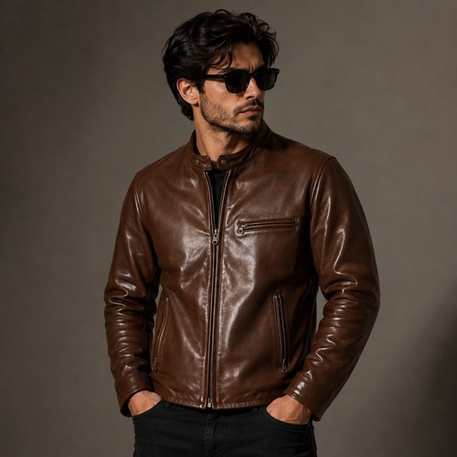 Mens luxury cafe racer natural - cafe,