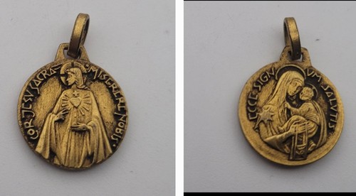 Médaille pendentif ancien - médaille,