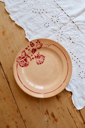 Assiette dessert vintage - assiette,