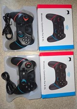 Lot De Deux Manettes Sans Fil Nintendo Switch Pro Controller - Noires Neuves