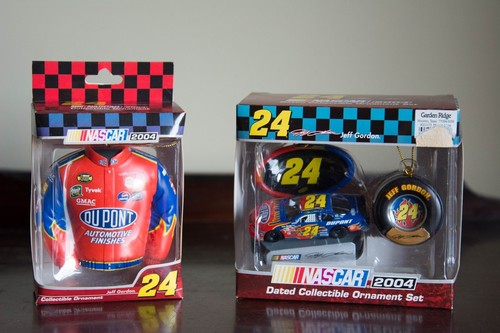 Jeff gordon ornamant set - ornamant,