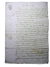 1793. Contrat de vente terres &  vignes Jean Girardeau