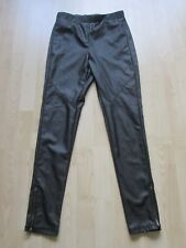 JEGGINGS FEMME NOIR PVC SIMILI CUIR UK TAILLE 10 EUR TAILLE 38 NEUFS SANS ETIQUETTES