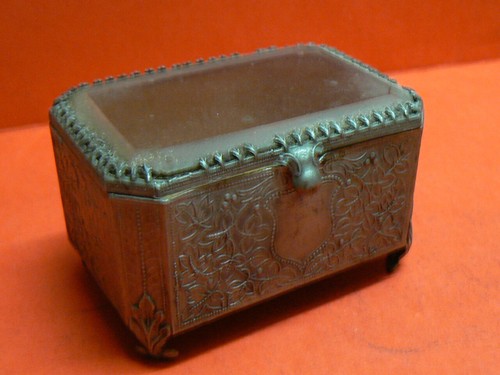 Coffret ancien metal et - coffret,