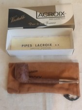 Pipe véritable Lacroix – Saint-Claude – Non fumé. Unsmoked. 