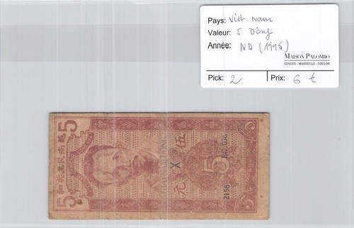 Billet viet nam - viet-nam, dong