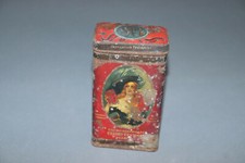 BOITE ANCIENNE CACAO 250 GRAMMES GÉRARD BENSDORP EN TOLE SERIGRAPHIÉE