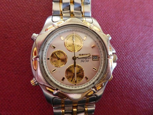 Seiko chrono 7t32 6g89 - chrono,