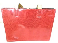 VINTAGE SAC à main Cuir Un