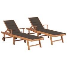 Lot de 2 transats chaise