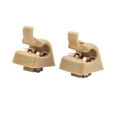 2 pièces - Support clips pare-soleil pour Mercedes W123, W124 W126 W140, W201 L