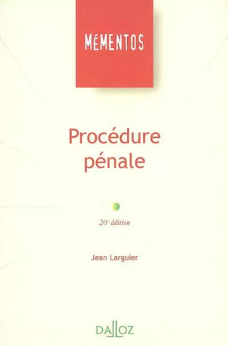 Procédure pénale jean - procédure,