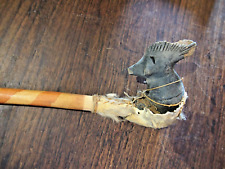 musée de Lausanne ,ancienne pipe Africaine en terre cuite  fin 19e