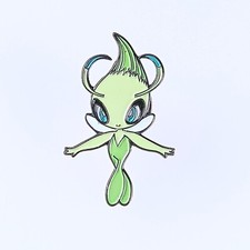 Celebi Pokemon Metal Pin Badge