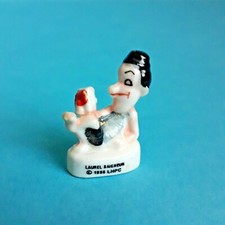  Fève ancienne LAUREL BAIGNEUR.1995  Laurel et Hardy  MGM. Universal