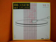 VINYL 33T – CLUB HIFI STEREO DISQUE D’ESSAI 45T – TECHNICAL HI FI SETTING 