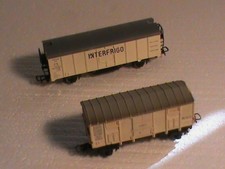 lot 2 wagons frigo HO