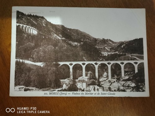 Cpa morez viaducs du - cpa,