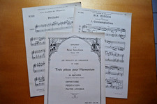 Partitions , les feuillets de l organiste , 4 revues