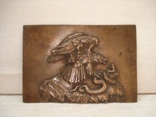Bas Relief en Bronze Signé