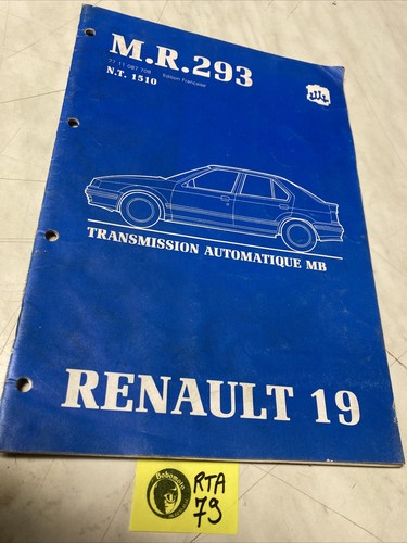 Renault r19 automatique manuel - renault,