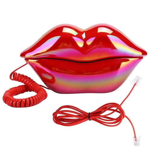 telephone bouche rouge