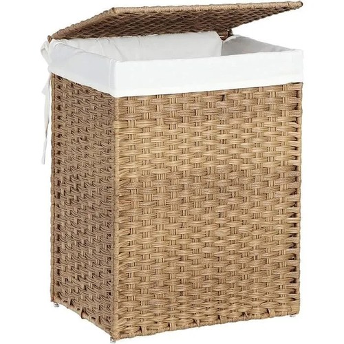 Panier linge 90l rotin - à, de