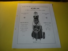 FEUILLET D EPOQUE POMPE A