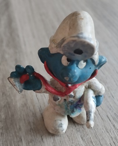 Figurine schtroumpf docteur - figurine,
