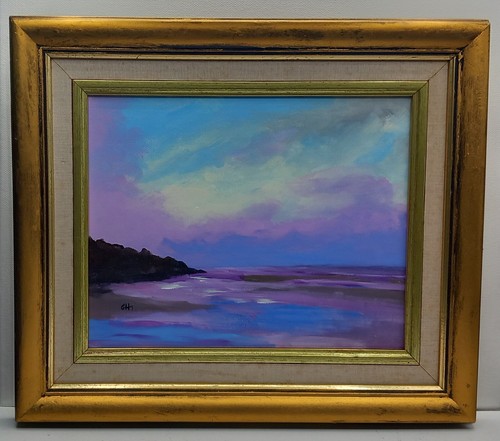 Marine huile parme - marine,