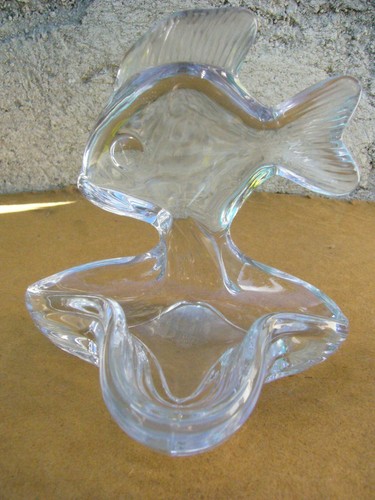Vide poche poisson cristal art - vide-poche,