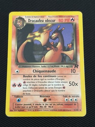 Dracaufeu obscur 82 - dracaufeu,