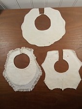 Rare Lot 3 Bavoirs anciens