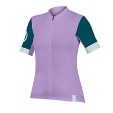 Maillot À Manches Courtes FS260 S/S Jersey Femme Violet Endura Cyclisme