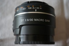 Objectif Sony DT 30 f2,8 MACRO SAM pour boitier APSC monture A