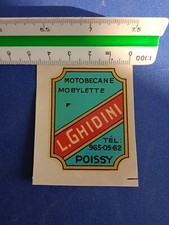 Chromo transfert Mobylette