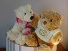 LOT OURS 20 CM KEEL TOYS BEIGE