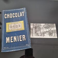 CHOCOLAT MENIER - BOITE Vide Ancienne Publicitaire Carte Postale Plaque Paris