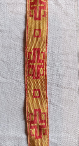 Ancien galon ruban motif - ancien,