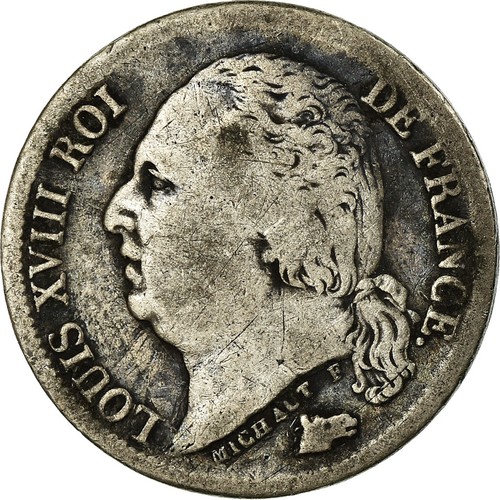 Monnaie france louis xviii - france,,