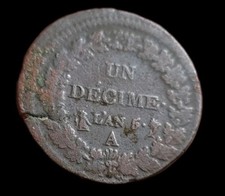 Dupré - 1 UN Décime L'An 5 A 