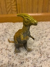 Vintage 1992 Parasaurolophus Toy Dinosaur by U.K.R.D. Hard Rubber