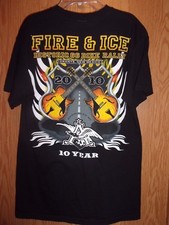 Grants New Mexico Fire n Ice Route 66 Bike Rally 2010 S t shirt