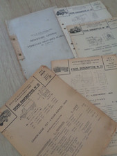PLAN / SCHEMA - ANCIEN CAMION , FOURGON  Brochure prospekt WW2 GUERRE
