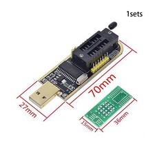 CH341A Programmateur USB POUR Flash Série 24 25 avec Adaptateur IC pour SOIC8 S