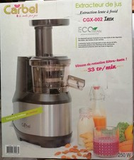 Extracteur de jus, lente à froid de marque Carbel