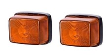 2 x feu de position orange 12/24 V feu de position de contrôle électronique M...